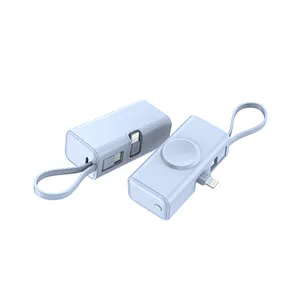 Mini Power Bank 5000mAh & Earphone Wireless Charger